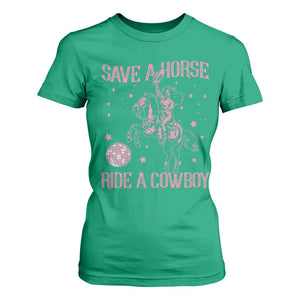 Save a Horse Ride A Cowboy T Shirt For Women Funny Cowgirl Western Style TS10 Irish Green Print Your Wear