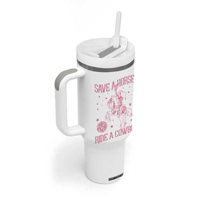 Save a Horse Ride A Cowboy Tumbler With Handle Funny Cowgirl Western Style TS10 Print Your Wear