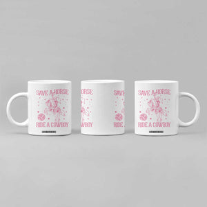 Save a Horse Ride A Cowboy Coffee Mug Funny Cowgirl Western Style TS10 Print Your Wear