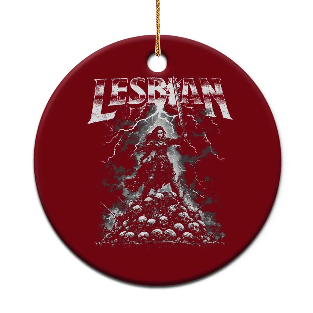 Lesbian Ceramic Ornament Funny Meme Dark Fantasy TS10 1pc Red Print Your Wear