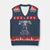 Lesbian V-Neck Knit Sweater Vest Funny Meme Dark Fantasy TS10 Navy Red Print Your Wear