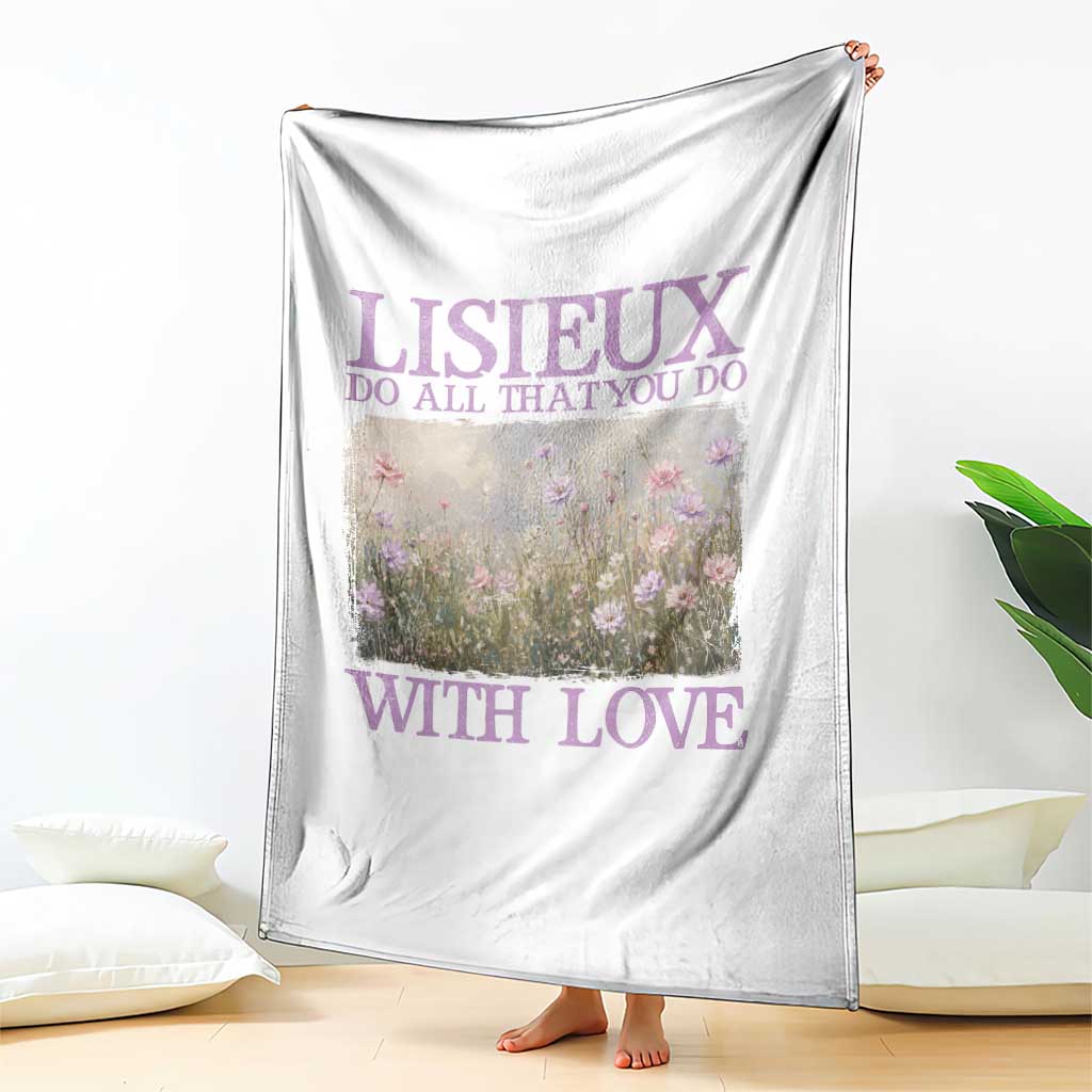 St Therese of Lisieux Throw Blanket Catholic Saint Gift for Girls Orthodox Christian TS10 Print Your Wear