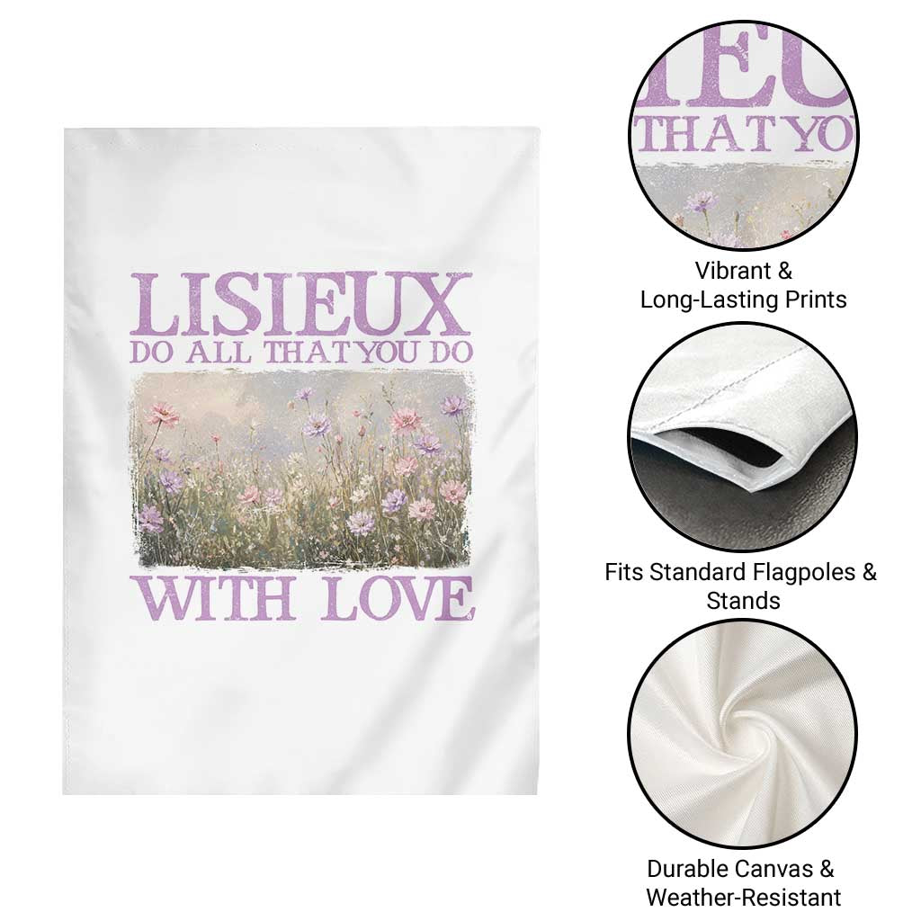 St Therese of Lisieux Garden Flag Catholic Saint Gift for Girls Orthodox Christian TS10 Print Your Wear