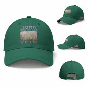 St Therese of Lisieux Baseball Cap Catholic Saint Gift for Girls Orthodox Christian TS10 Baseball Cap Universal Fit Irish Green Print Your Wear