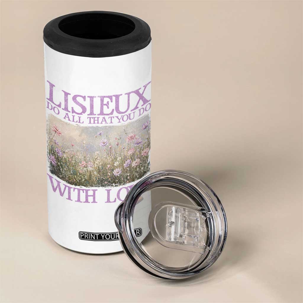 St Therese of Lisieux 4 in 1 Can Cooler Tumbler Catholic Saint Gift for Girls Orthodox Christian TS10 Print Your Wear