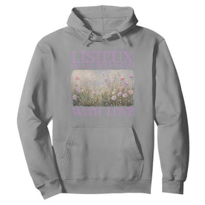 St Therese of Lisieux Hoodie Catholic Saint Gift for Girls Orthodox Christian TS10 Sport Gray Print Your Wear