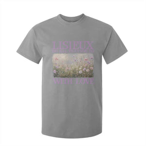 St Therese of Lisieux T Shirt For Kid Catholic Saint Gift for Girls Orthodox Christian TS10 Sport Gray Print Your Wear