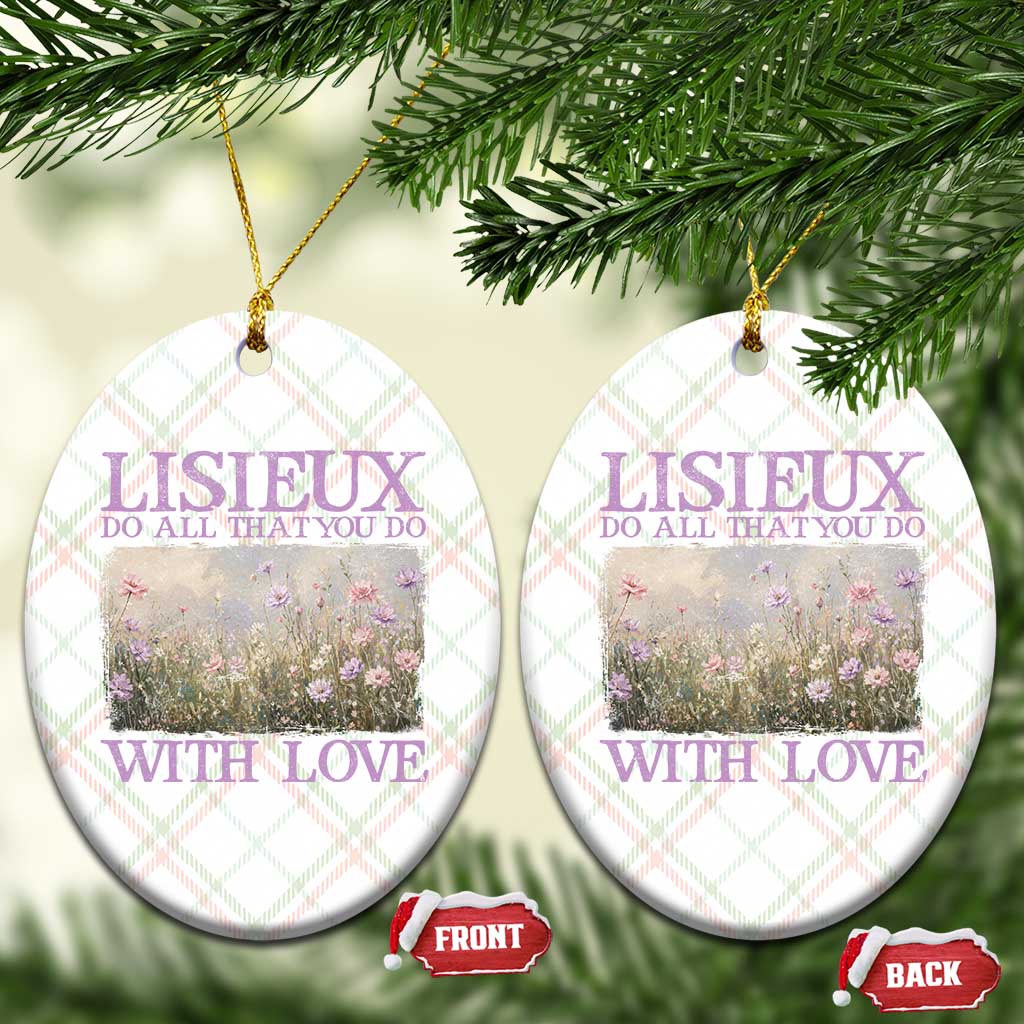 St Therese of Lisieux Ceramic Ornament Catholic Saint Gift for Girls Orthodox Christian TS10 Print Your Wear