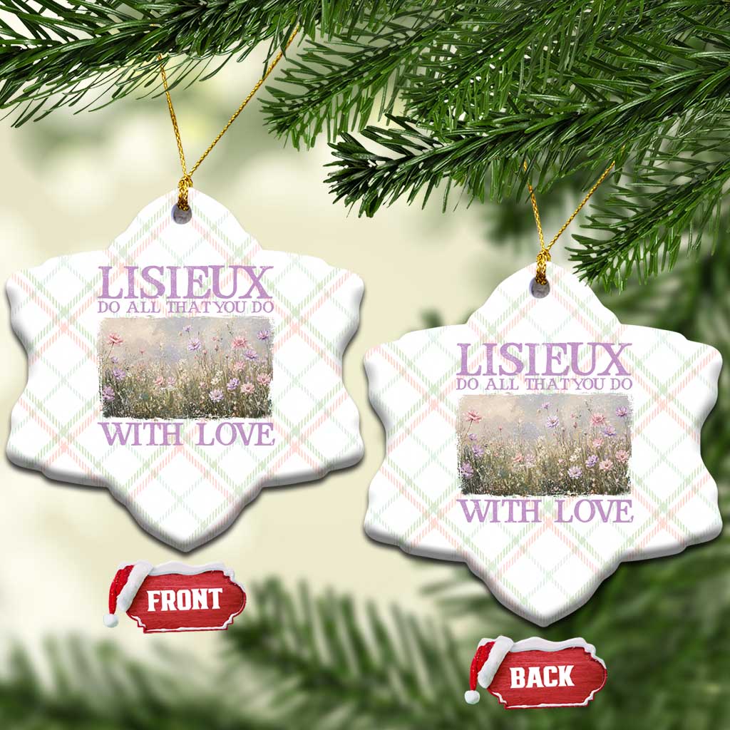 St Therese of Lisieux Ceramic Ornament Catholic Saint Gift for Girls Orthodox Christian TS10 Print Your Wear