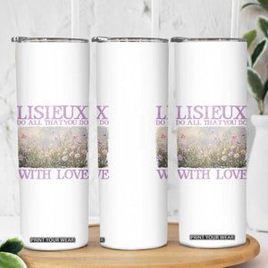 St Therese of Lisieux Skinny Tumbler Catholic Saint Gift for Girls Orthodox Christian TS10 Print Your Wear