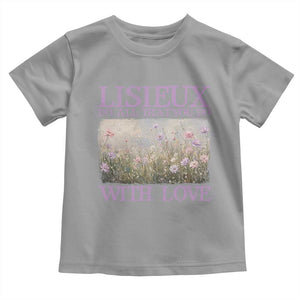 St Therese of Lisieux Toddler T Shirt Catholic Saint Gift for Girls Orthodox Christian TS10 Sport Gray Print Your Wear