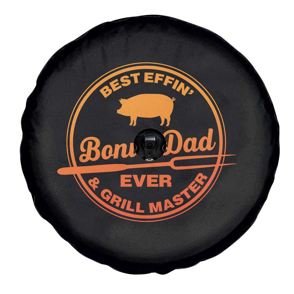 Best Effin Bonus Dad Ever And Grill Master Spare Tire Cover Step Dad Fathers Day Gift Cooking Grilling BBQ Chef TS10 Print Your Wear