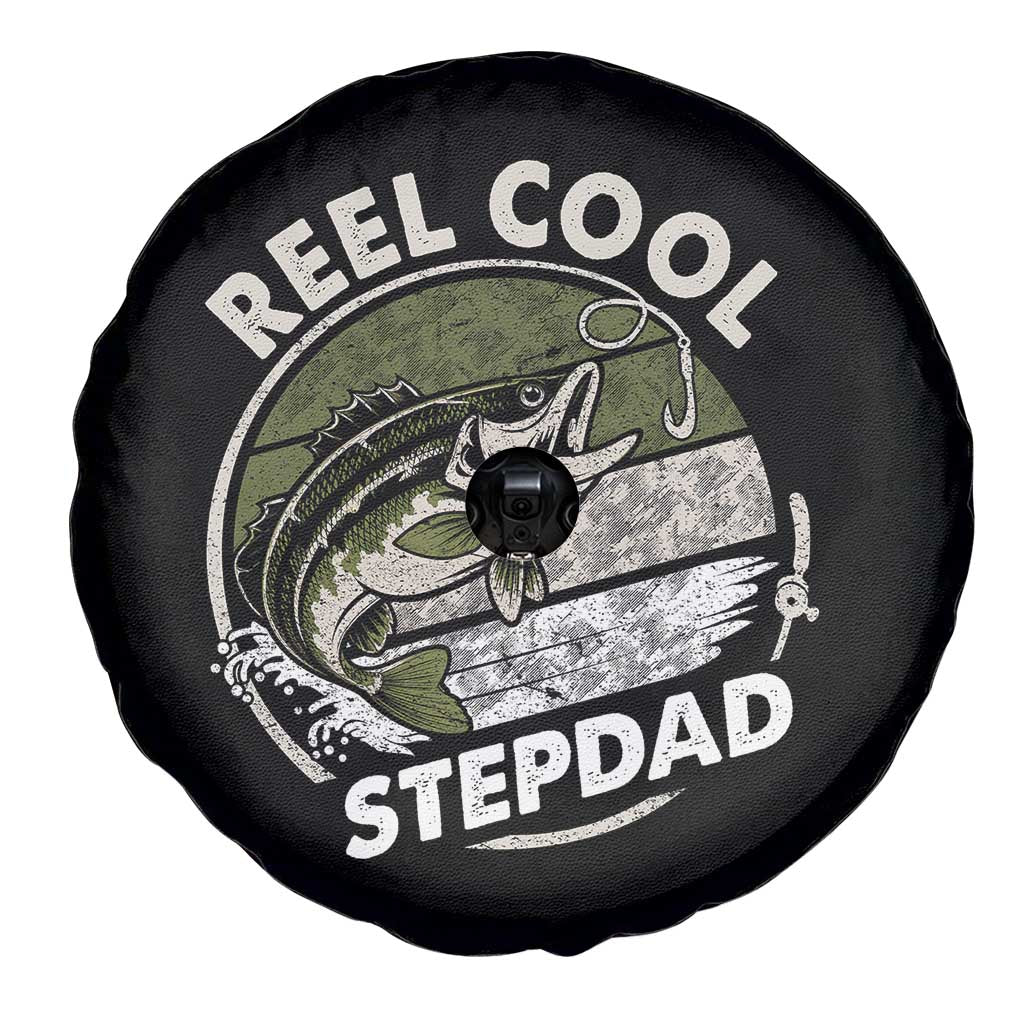 Reel Cool Stepdad Spare Tire Cover Fathers Day Gift for Fisherman Bonus Dad