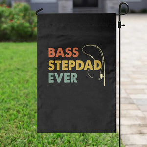 Fishing Bonus Dad Garden Flag Retro Bass Stepdad Ever Fathers Day Fisherman TS10 Print Your Wear
