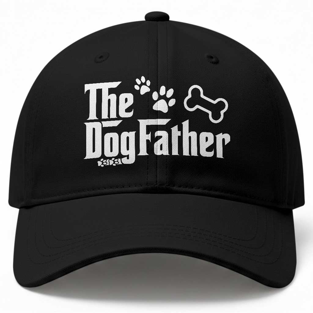 Dog Dad Baseball Cap The Dogfather Fathers Day Gift For Dog Lovers