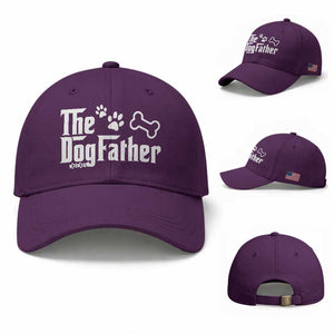 Dog Dad Baseball Cap The Dogfather Fathers Day Gift For Dog Lovers