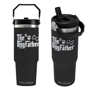 Dog Dad Flip Straw Tumbler The Dogfather Fathers Day Gift For Dog Lovers