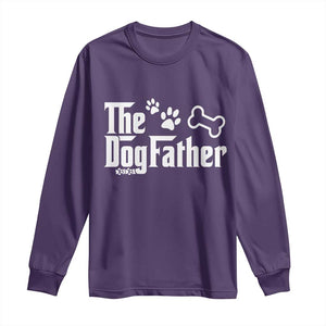 Dog Dad Long Sleeve Shirt The Dogfather Fathers Day Gift For Dog Lovers