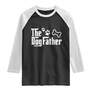 Dog Dad Raglan Shirt The Dogfather Fathers Day Gift For Dog Lovers
