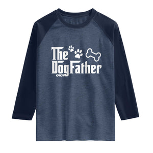 Dog Dad Raglan Shirt The Dogfather Fathers Day Gift For Dog Lovers