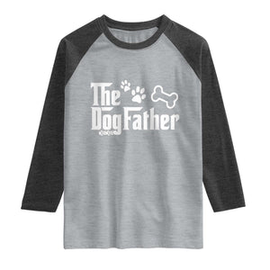 Dog Dad Raglan Shirt The Dogfather Fathers Day Gift For Dog Lovers