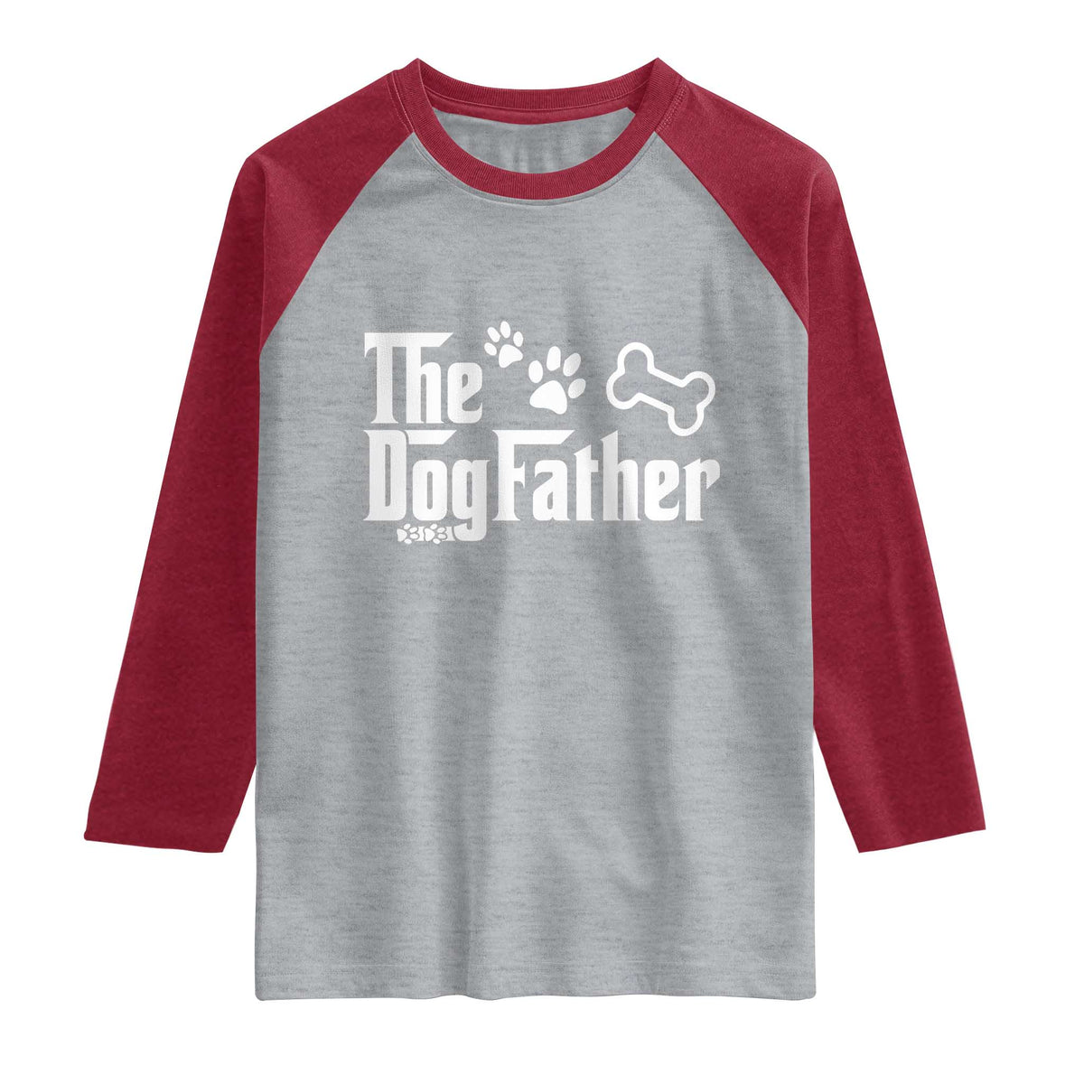 Dog Dad Raglan Shirt The Dogfather Fathers Day Gift For Dog Lovers