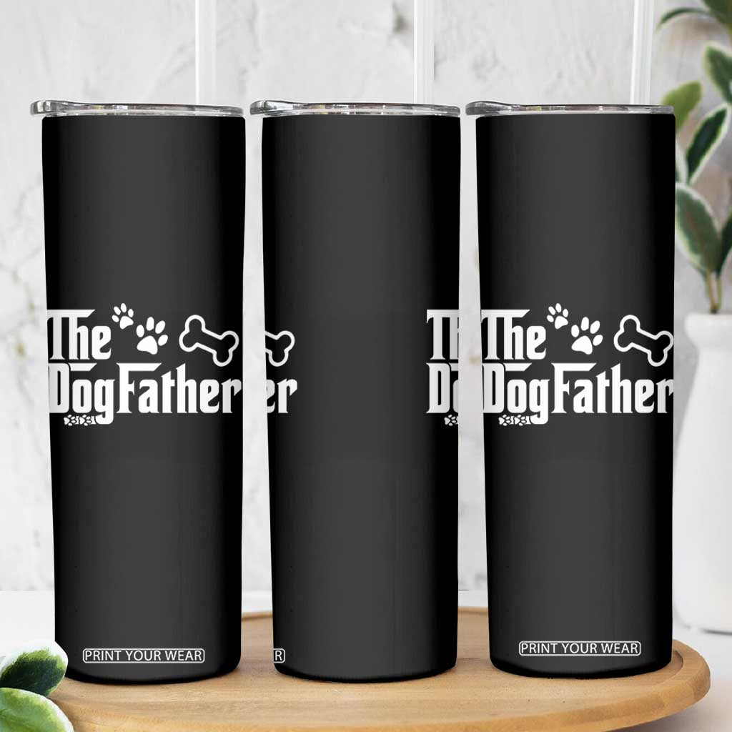 Dog Dad Skinny Tumbler The Dogfather Fathers Day Gift For Dog Lovers