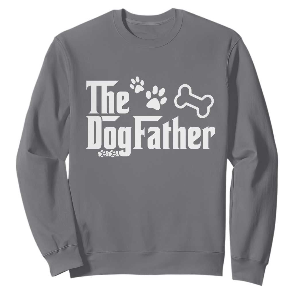 Dog Dad Sweatshirt The Dogfather Fathers Day Gift For Dog Lovers