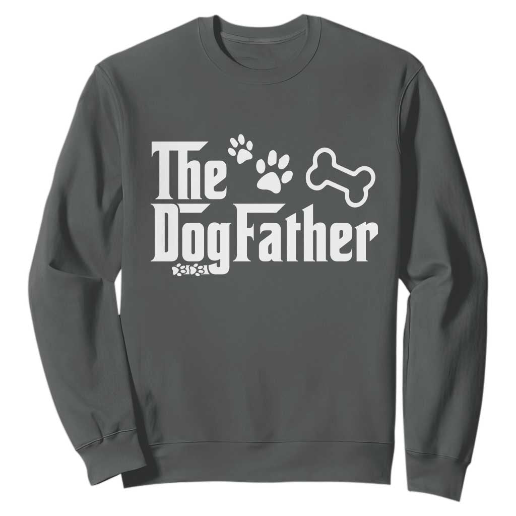 Dog Dad Sweatshirt The Dogfather Fathers Day Gift For Dog Lovers