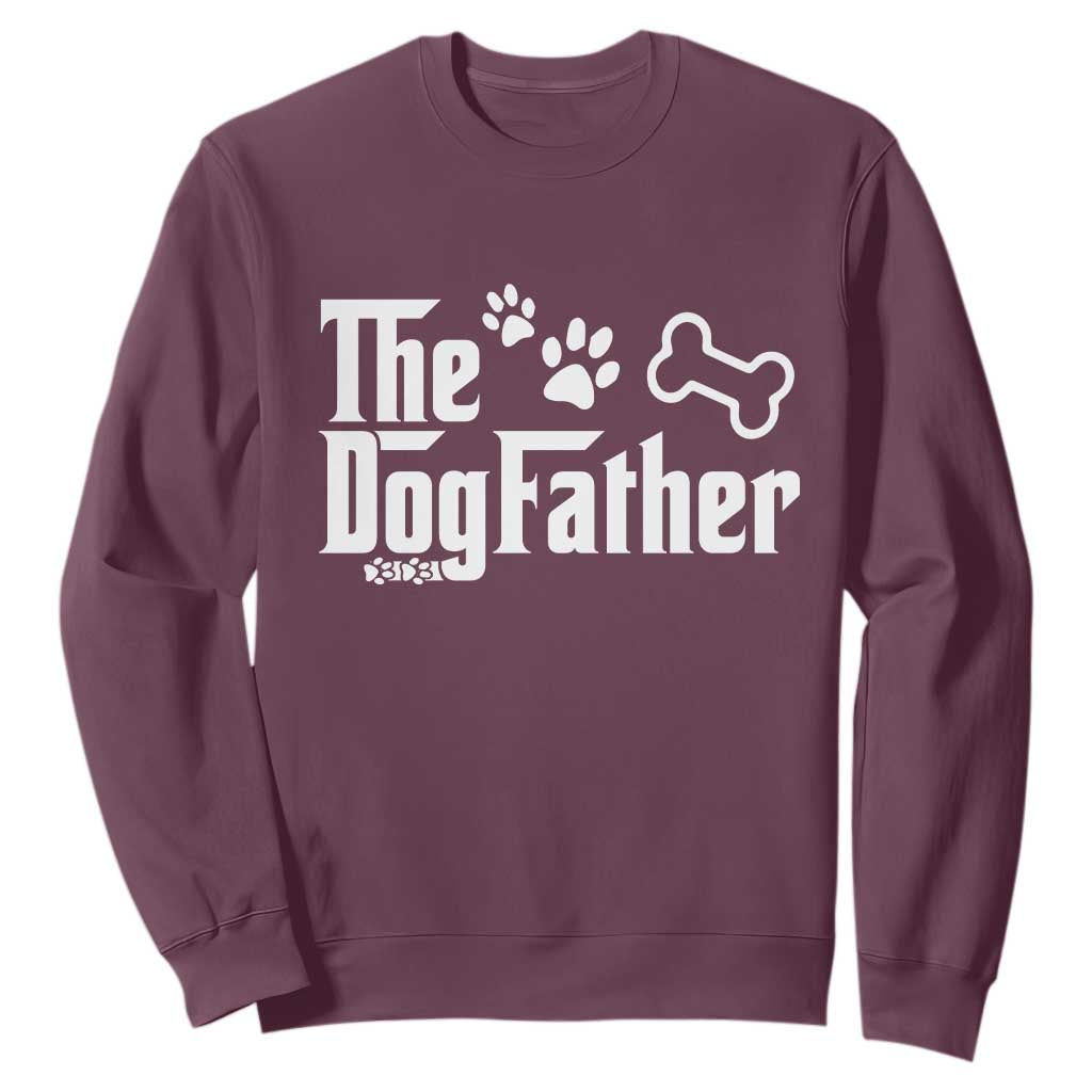 Dog Dad Sweatshirt The Dogfather Fathers Day Gift For Dog Lovers