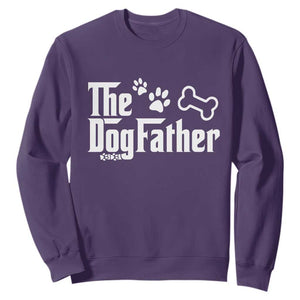 Dog Dad Sweatshirt The Dogfather Fathers Day Gift For Dog Lovers