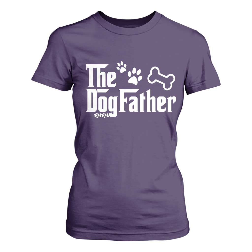 Dog Dad T Shirt For Women The Dogfather Fathers Day Gift For Dog Lovers