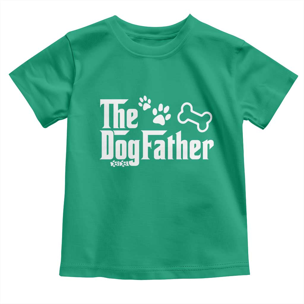 Dog Dad Toddler T Shirt The Dogfather Fathers Day Gift For Dog Lovers