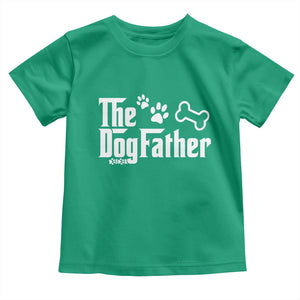 Dog Dad Toddler T Shirt The Dogfather Fathers Day Gift For Dog Lovers