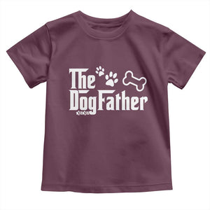Dog Dad Toddler T Shirt The Dogfather Fathers Day Gift For Dog Lovers