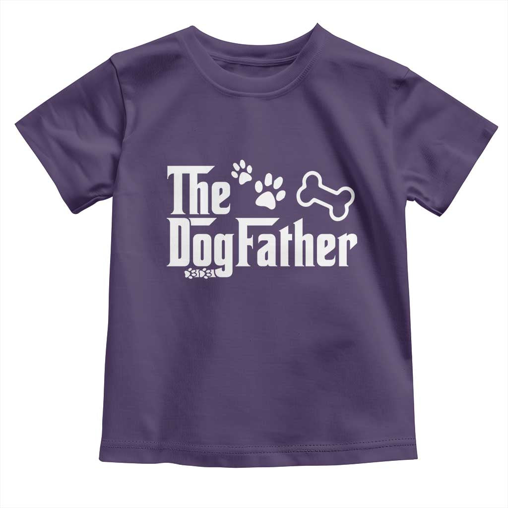 Dog Dad Toddler T Shirt The Dogfather Fathers Day Gift For Dog Lovers