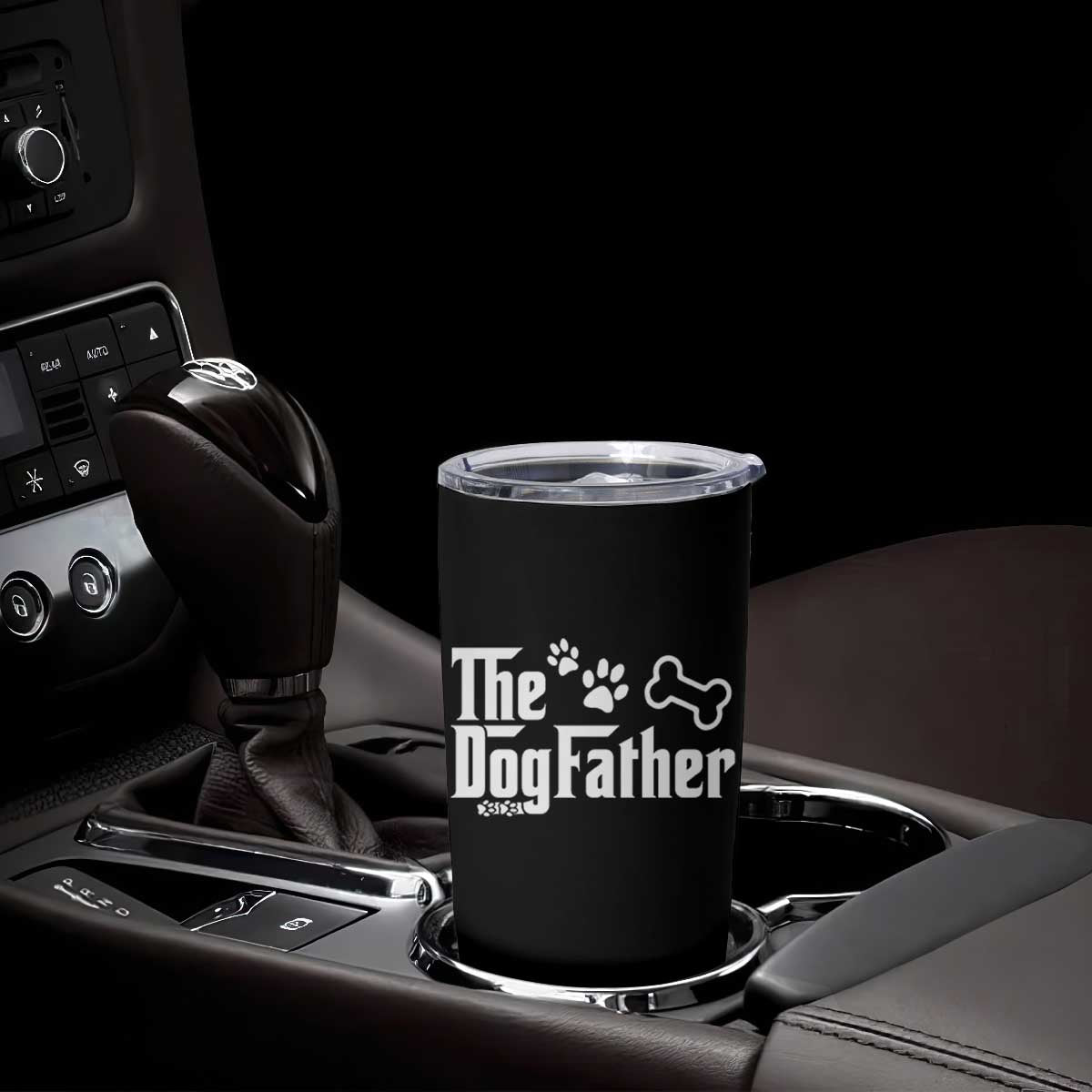 Dog Dad Tumbler Cup The Dogfather Fathers Day Gift For Dog Lovers