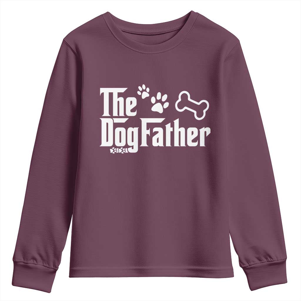 Dog Dad Youth Sweatshirt The Dogfather Fathers Day Gift For Dog Lovers