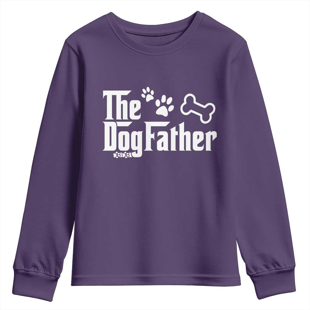 Dog Dad Youth Sweatshirt The Dogfather Fathers Day Gift For Dog Lovers