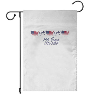 250th Anniversary USA Garden Flag American Flag Dainty Bow 4th of July