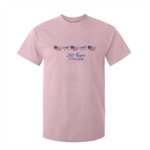 250th Anniversary USA T Shirt For Kid American Flag Dainty Bow 4th of July
