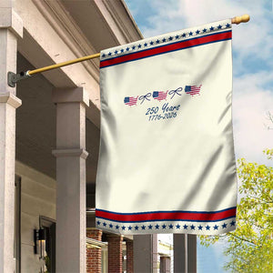 250th Anniversary USA Patriotic Garden Flag American Flag Dainty Bow 4th of July