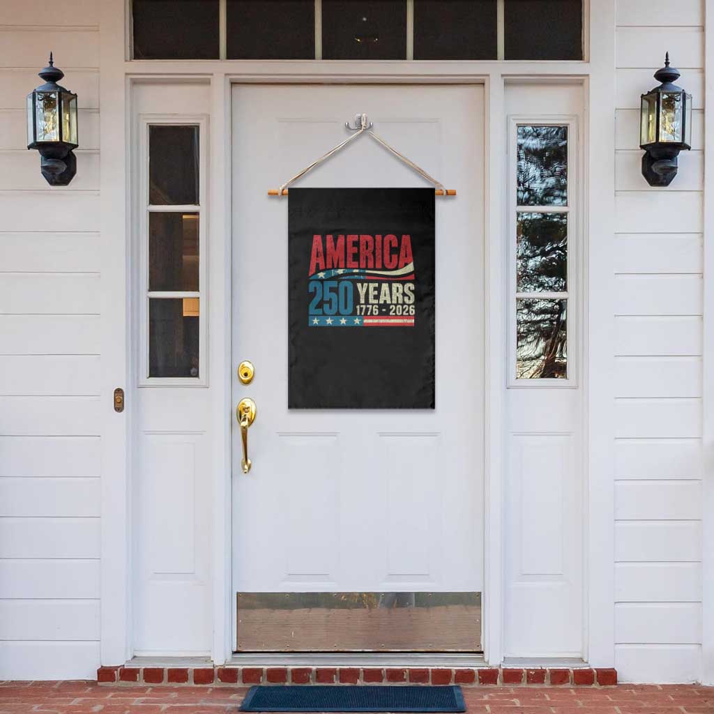 250th Anniversary USA Garden Flag Retro 250 Years American 1776 2026 US Flag