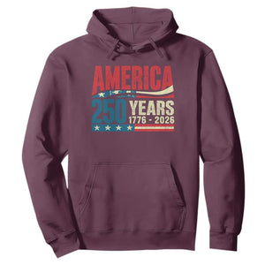 250th Anniversary USA Hoodie Retro 250 Years American 1776 2026 US Flag
