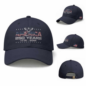 250th Anniversary USA Baseball Cap Vintage Eagle 250 Years American 1776 2026 US Flag