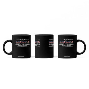 250th Anniversary USA Coffee Mug Vintage Eagle 250 Years American 1776 2026 US Flag