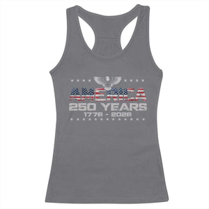 250th Anniversary USA Racerback Tank Top Vintage Eagle 250 Years American 1776 2026 US Flag