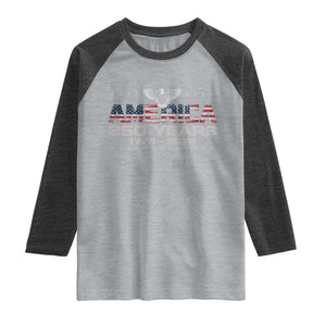 250th Anniversary USA Raglan Shirt Vintage Eagle 250 Years American 1776 2026 US Flag