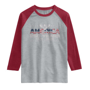 250th Anniversary USA Raglan Shirt Vintage Eagle 250 Years American 1776 2026 US Flag