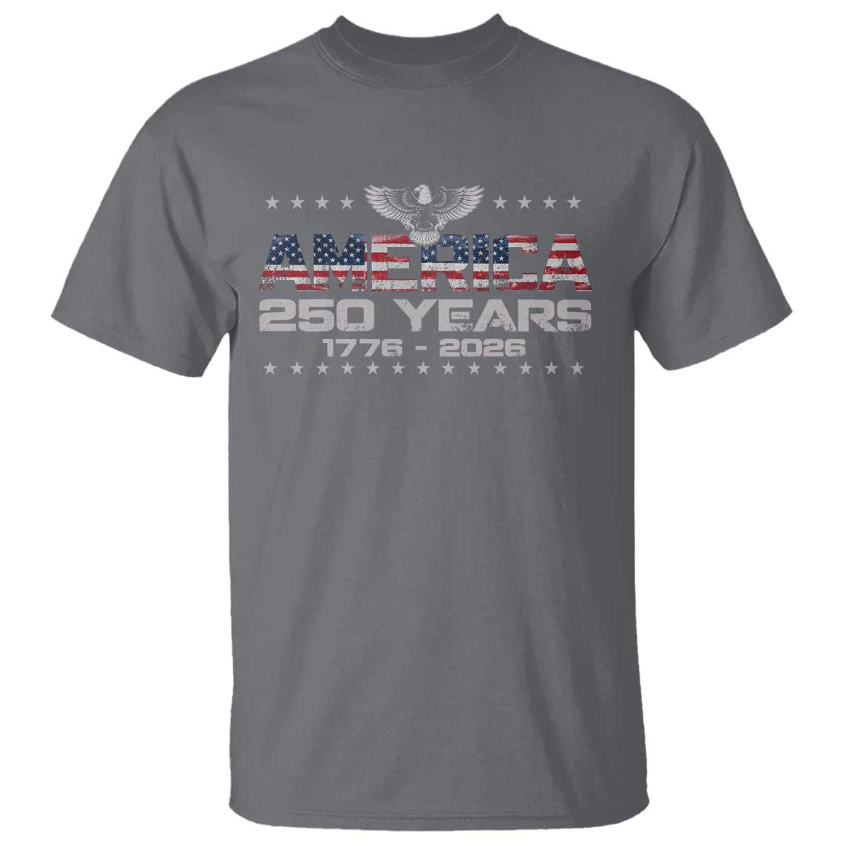 250th Anniversary USA T Shirt Vintage Eagle 250 Years American 1776 2026 US Flag